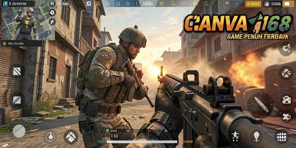 Gameplay menarik dari CANVA168 yang penuh aksi FPS.