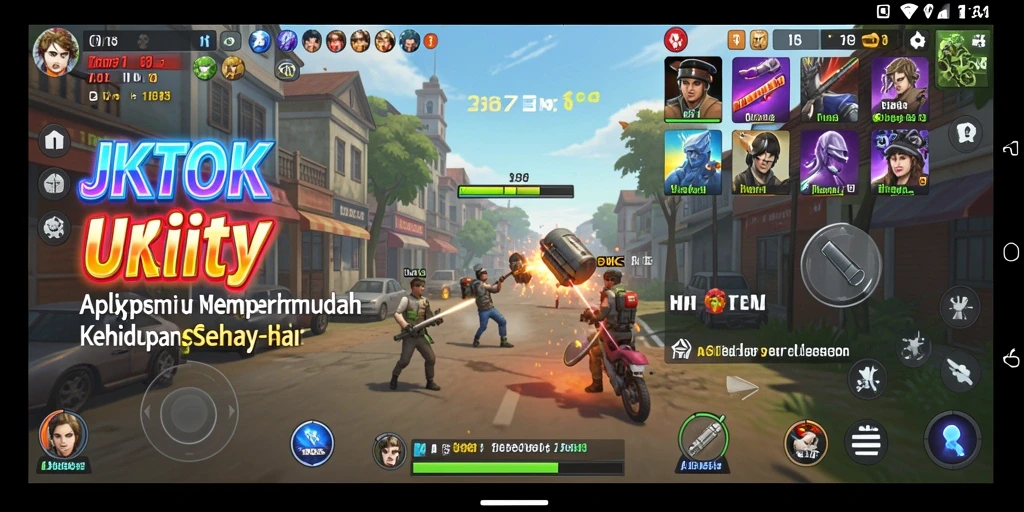 Screenshot JKTOK menunjukkan antarmuka aplikasi Utility yang menarik.